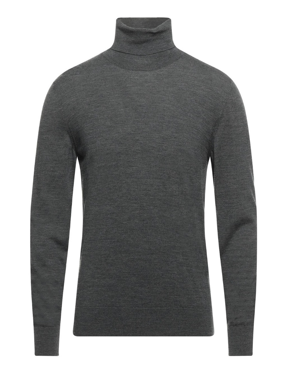 Dolce & Gabbana Dark Gray Wool Turtleneck Sweater